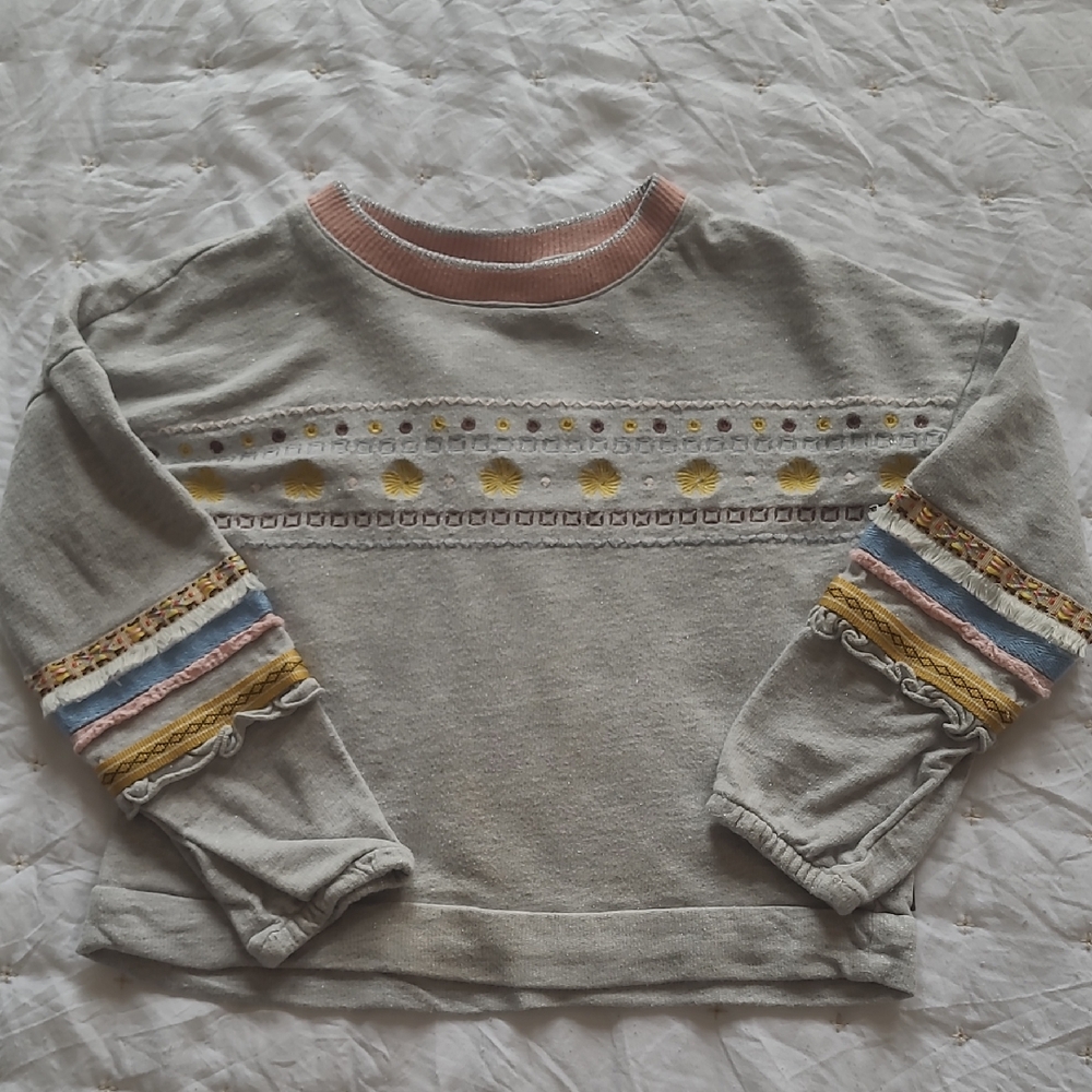 Matilda Jane Just Imagine Glittery French Terry Top